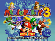 Mario Party 3 - Title Screen