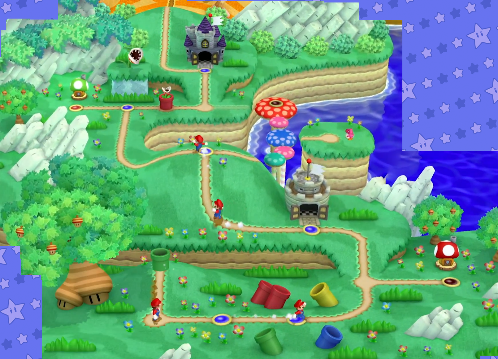 The World Map So Far New Super Mario Bros U Mario Party Legacy The World Map So Far New Super Mario Bros U Mario Party Legacy