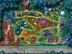 Horror Land from Mario Party 2 during the daytime