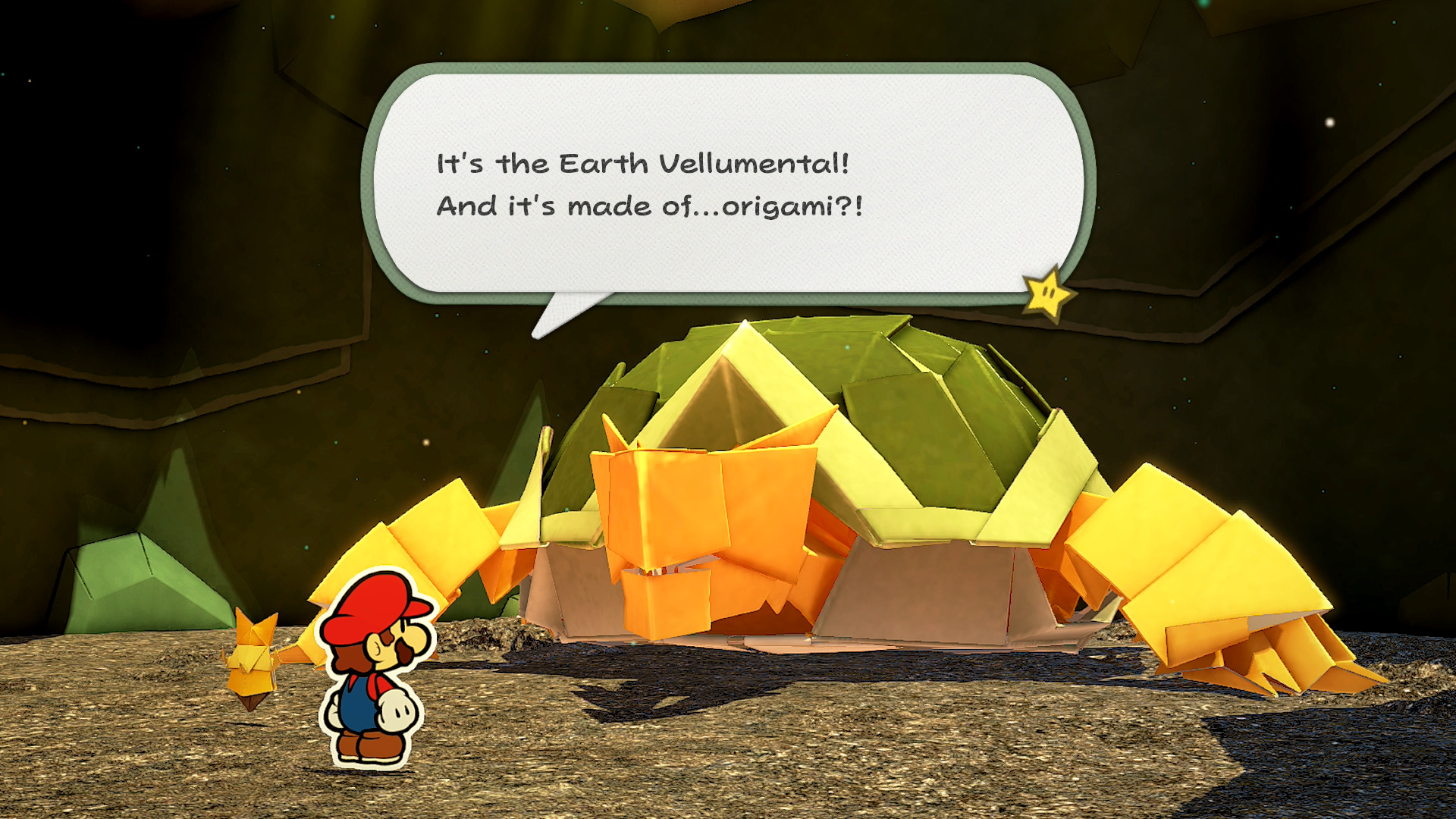 Earth Vellumental Temple - Paper Mario: The Origami King Walkthrough.