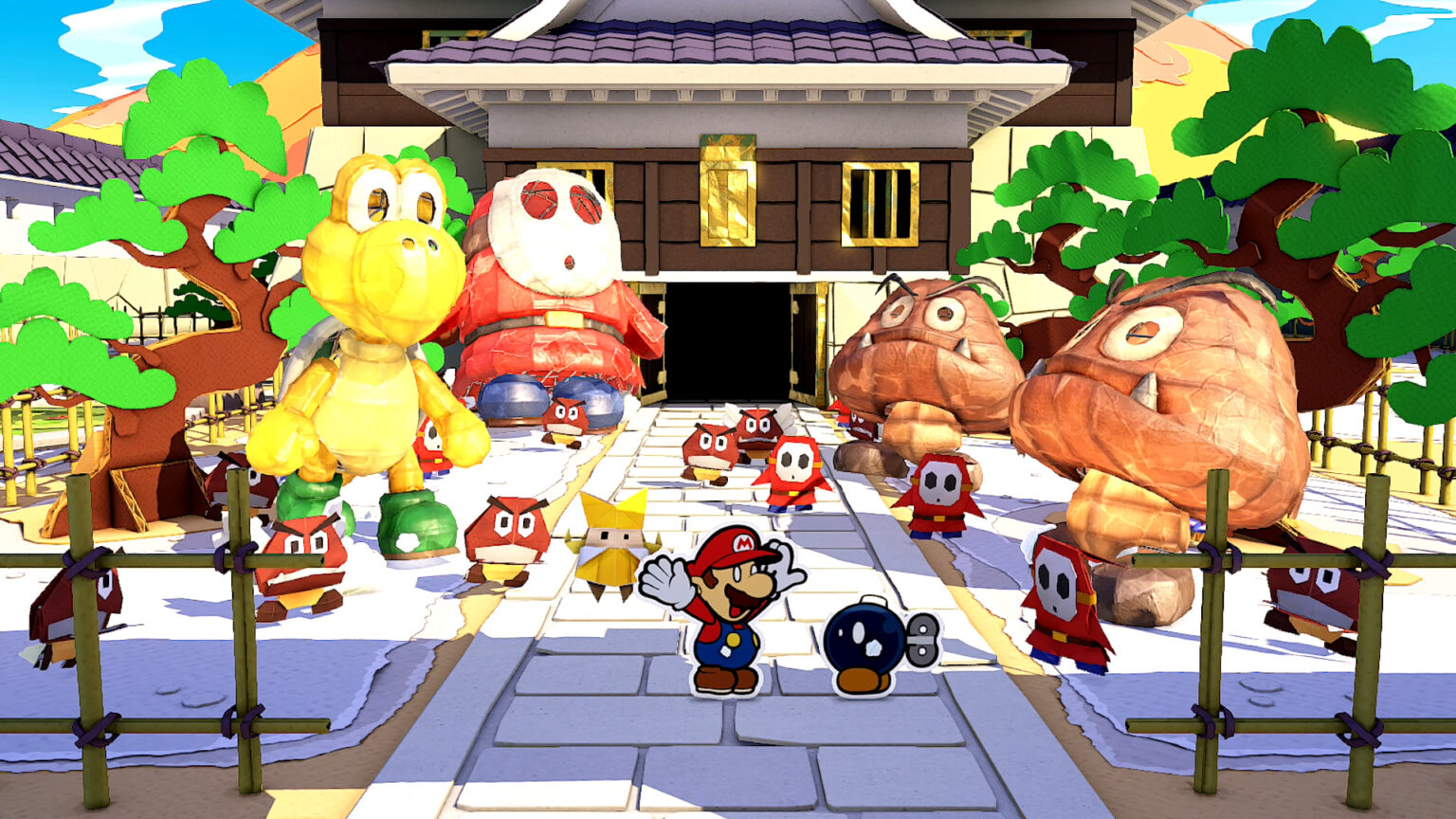 Ninja Attraction Paper Mario The Origami King Walkthrough