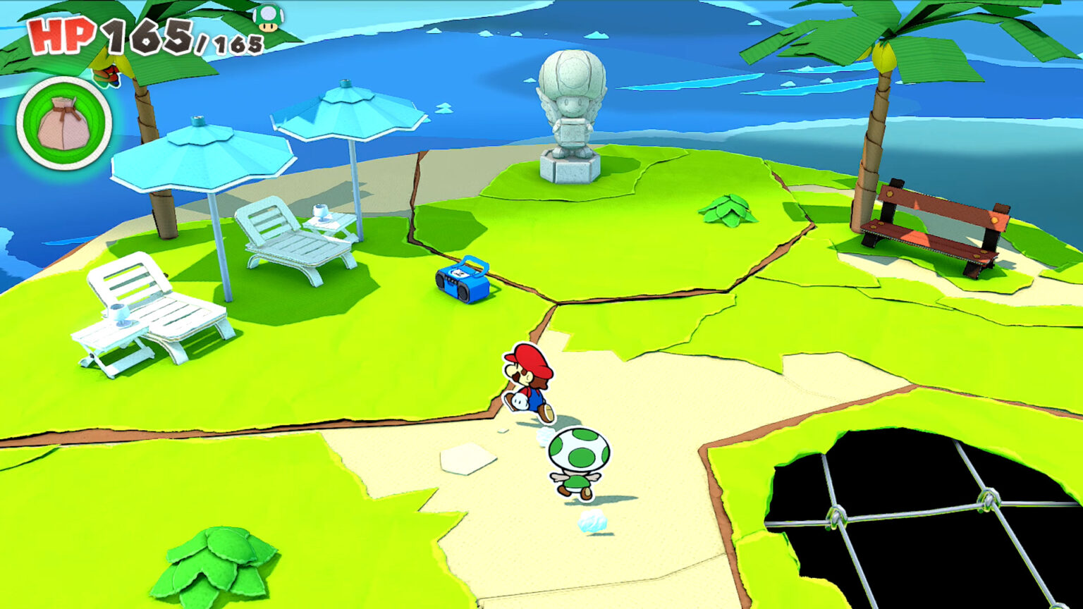 Club Island Paper Mario The Origami King Walkthrough