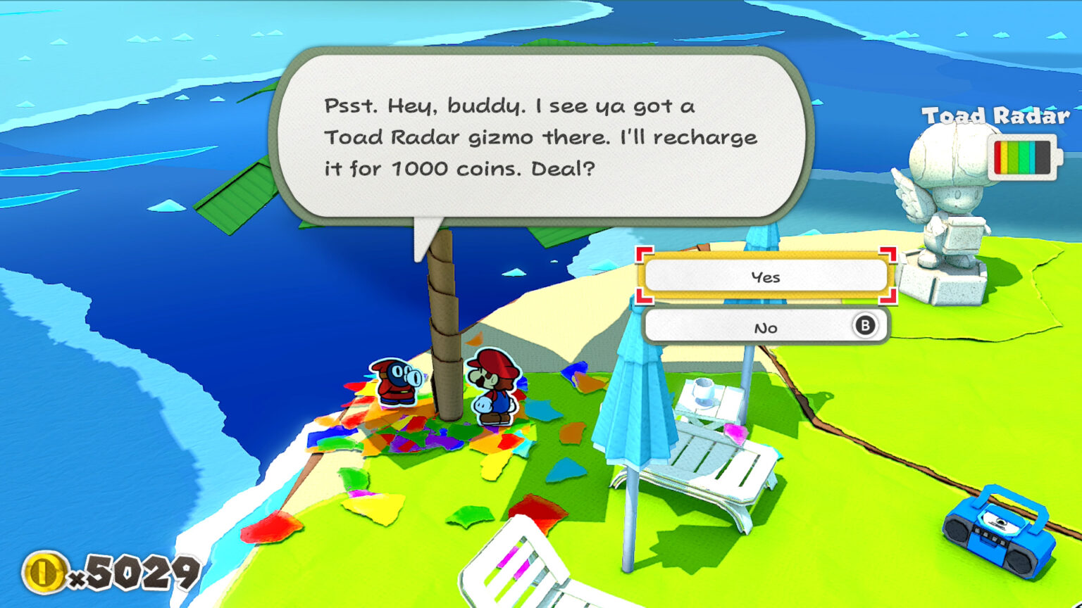 Club Island Paper Mario The Origami King Walkthrough