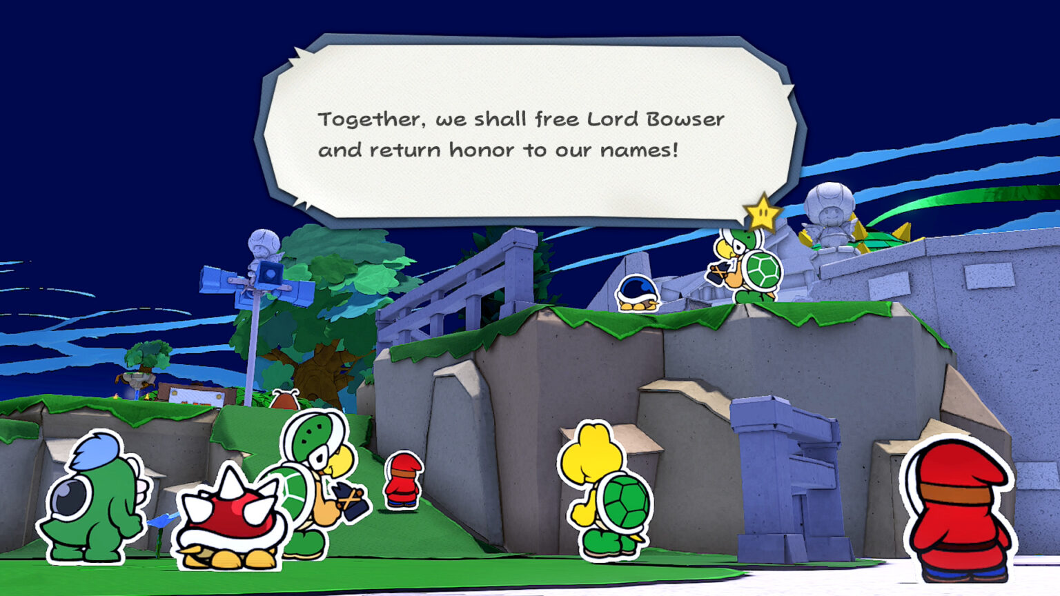 Spring of Rainbows Paper Mario The Origami King Walkthrough