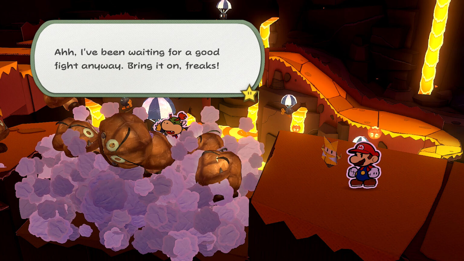 Hotfoot Crater Paper Mario The Origami King Walkthrough