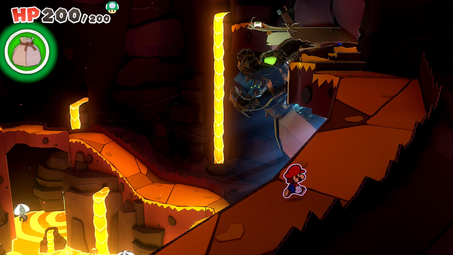 Hotfoot Crater Paper Mario The Origami King Walkthrough