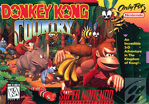 Box art of Donkey Kong Country.