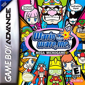 Box art of WarioWare, Inc.: Mega Microgame$!.