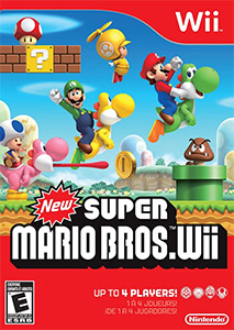 Box art of New Super Mario Bros. Wii.