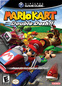 Box art of Mario Kart: Double Dash!! for the Nintendo GameCube.