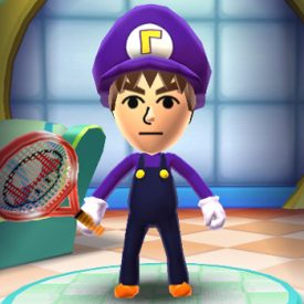 Image of Waluigi Costume.