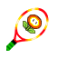 Icon of the Fire Flower Racket.